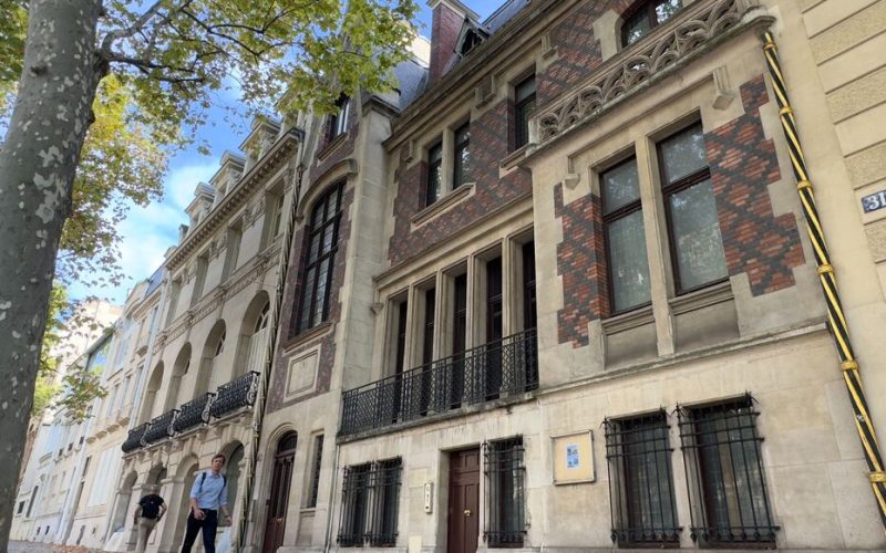 Avenue de Villiers (XVIIe), août 2025. Propriété de la Ville de Paris, l'hôtel particulier Haviland va être mis aux enchères en octobre. LP/Paul Abran